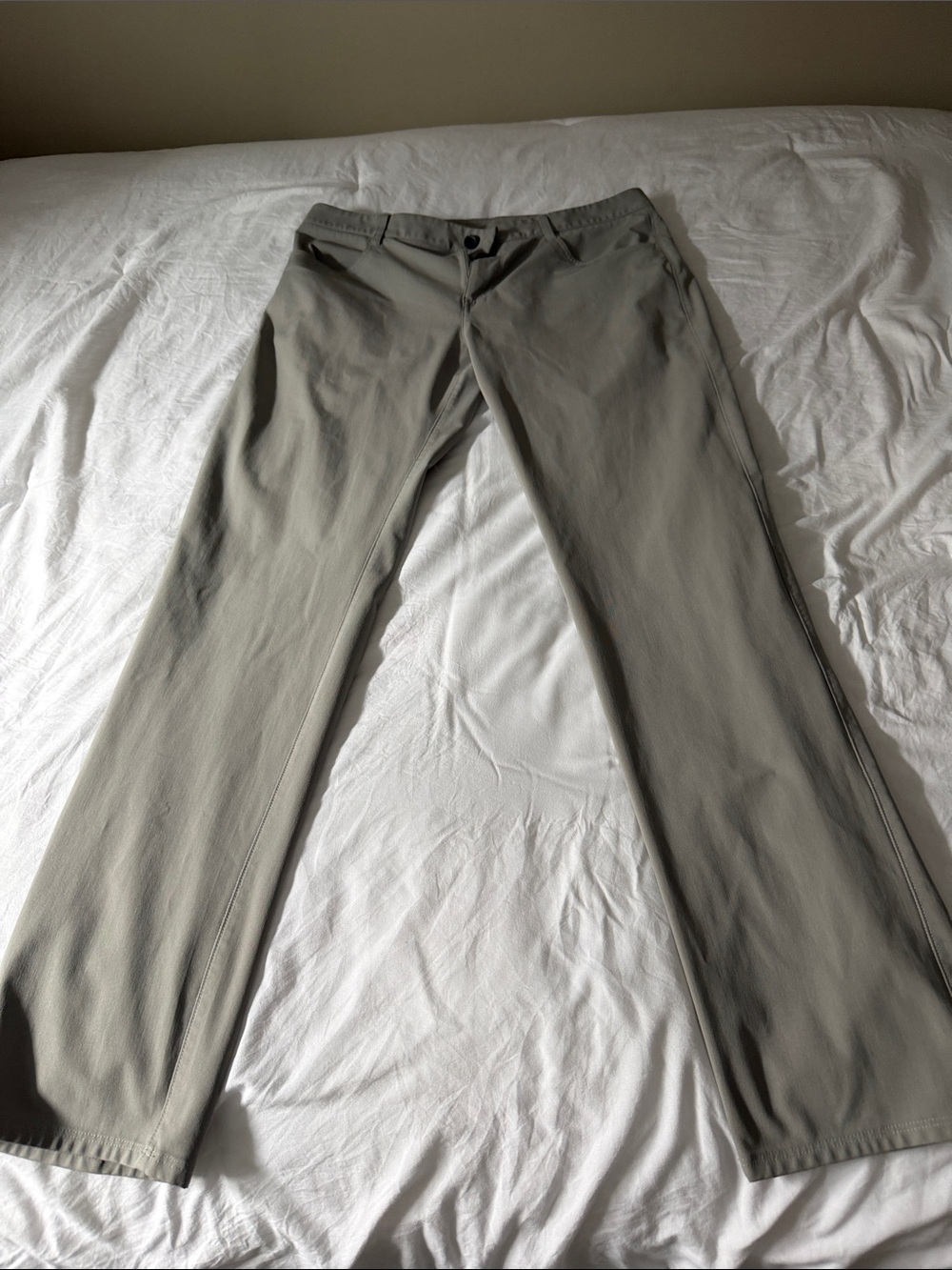 Vuori Men's Chino Pants — Light Gray 34x34